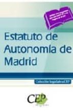 ESTATUTO DE AUTONOMIA DE MADRID VV AA Segunda Mano CEP Casa