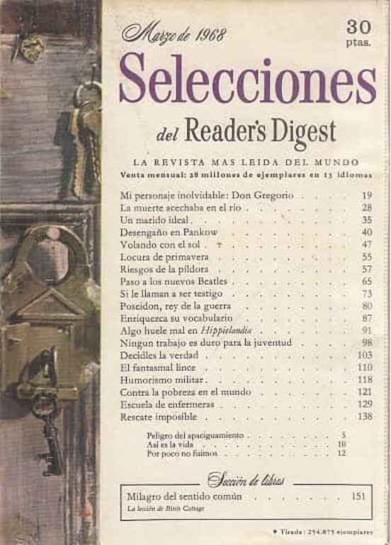 SELECCIONES DEL READER S DIGEST MARZO 1968 De SELECCIONES DEL READER S