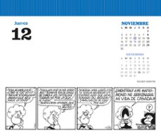 calendario 2026 mafalda escritorio rojo [con caja]-9786316693204