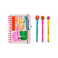 set agenda mr. wonderful pequeña 2026 - 27 semanal + 3 bolis borr ables bo-bo  - ready-8445641079664