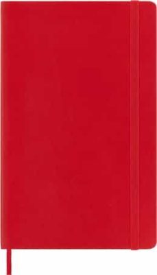 libreta clasica tapa blanda rojo escarlata l rayada-8055002854634