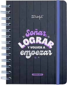 agenda wonder pequeña 2025 semanal - soñar, lograr y volver a empezar-8445641050854