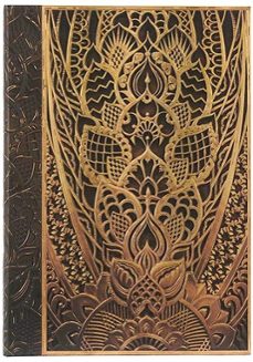 libreta paperblanks, chanin midi (130x180x20mm) lisa de 144 págin as y cierre con banda elástica-9781439796054