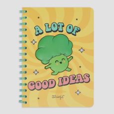 mr. wonderful a5 3d notebook broccoli - a lot of good ideas-8445641039774