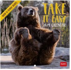 calendario 2024 pared mes vista take it easy legami-8051128759884