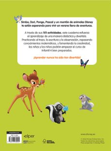 cuaderno de vacaciones animales disney: 3-4 años (aprendo con disney)-9788418039904