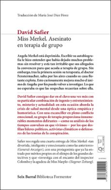 miss merkel. asesinato en terapia de grupo-david safier-9788432249204
