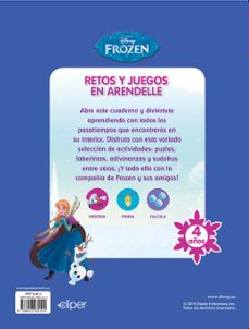 retos y juegos en arendelle (4 años - frozen)-9788416931514