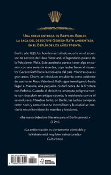 el expediente vaterland (detective gereon rath 4)-volker kutscher-9788466664714