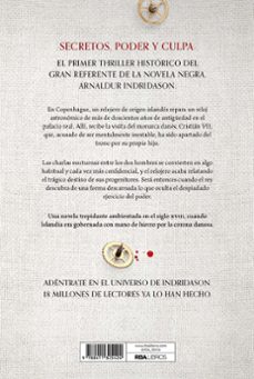 el rey y el relojero-arnaldur indridason-9788411325424