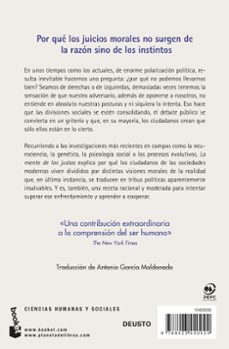 la mente de los justos-jonathan haidt-9788423440924