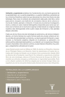 imitacion y experiencia-javier goma-9788430616824