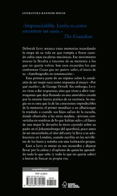cosas que no quiero saber-deborah levy-9788439735724