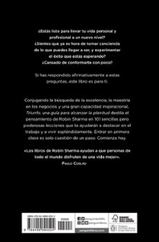 triunfo. una guia para alcanzar la plenitud-robin sharma-9788499890524