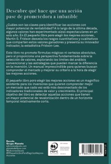 el pequeño libro para elegir las mejores acciones-martin s. fridson-9788423439034