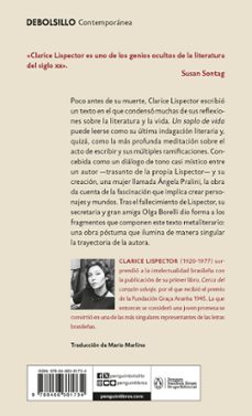 un soplo de vida-clarice lispector-9788466381734