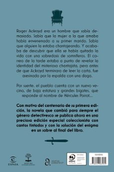 Imagen Secuandaria de El asesinato de Roger Ackroyd (Edición especial con cantos tintados). Abrir galería completa.