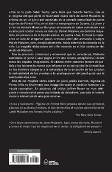 ifigenia en forest hills: anatomia de un homicidio-janet malcolm-9788499920634