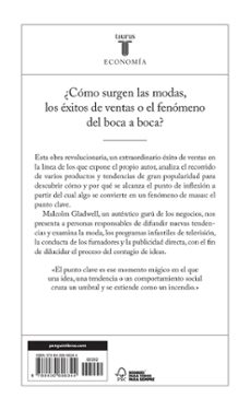 el punto clave (the tipping point)-malcolm gladwell-9788430606344