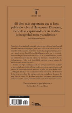 los verdugos voluntarios de hitler-daniel jonah goldhagen-9788430623044