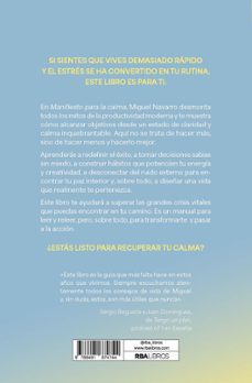 manifiesto para la calma-miguel navarro-9788491874744