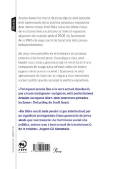 els anys irrecuperables-jaume asens-9788498095944