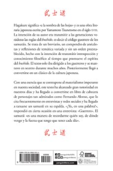 hagakure. el camino del samurai-yamamoto tsunetomo-9788490629154