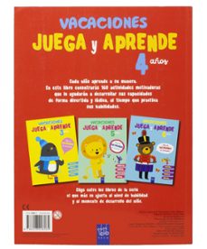 vacaciones. juega y aprende. 4 años-9788408206064