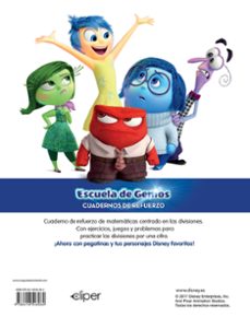 dividir: matemáticas: divisiones por una cifra · problemas sencil los de divisiones (disney escuela de genios. cuadernos de refuerzo)-9788416548064