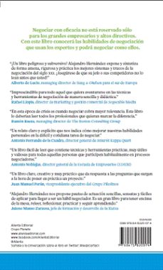 negociar es facil, si sabe como-alejandro hernandez-9788415320074