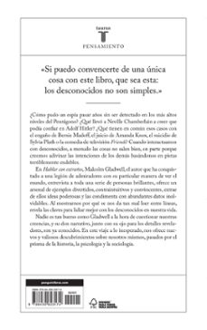 hablar con extraños: por que es crucial (y tan dificil) leer las interacciones de los desconocidos-malcolm gladwell-9788430623174