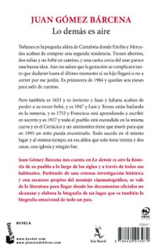 lo demás es aire-juan gomez barcena-9788432243974