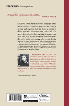 correo femenino / solo para mujeres (en un volumen)-clarice lispector-9788466388184
