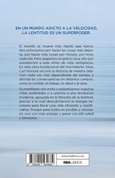 elogio de la lentitud (edicion 20º aniversario)-carl honore-9788490564684