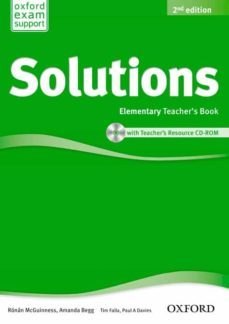 solutions elementary teacher s book; cd-rom pack 2ed-9780194553704