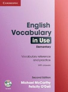english vocabulary in use (elementary) (2nd ed.): edition with an swers/cd-rom-9780521136204