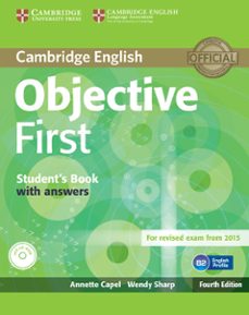 Imagen Principal de OBJECTIVE FIRST STUDENT S BOOK WITH ANSWERS WITH CD-ROM 4TH EDITION (SOLO PORTUGAL)
