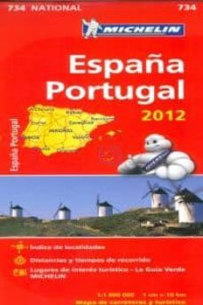 mapa españa y portugal 2012 (ref. 734)-9782067171404