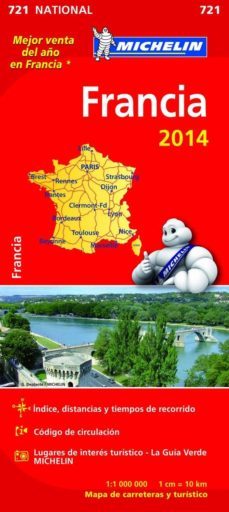mapa national francia 2014 (ref. 11721)-9782067191204