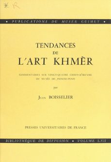 tendances de l'art khmèr (ebook)-jean boisselier-9782705936204