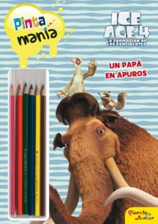 ice age 4: pintamania lapices de colores. un papa en apuros-9788408007104