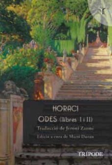 odes d horaci, en traduccio de jeroni zanne-marti duran-9788412235104