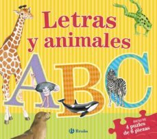 letras y animales (incluye 4 puzzles de 6 piezas)-9788421678404