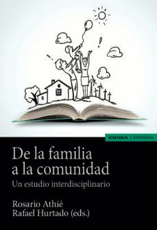 de la familia a la comunidad-rafael hurtado dominguez-9788431334604