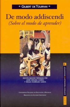 de modo addiscendi (sobre el modo de aprender)-gilbert de tournai-9788436272604