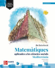 matematiques aplicades a les ciències socials 2º batxillerat. mediterrania. edicio lomloe-9788448639204