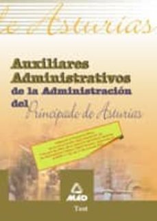 auxiliares administrativos de la administracion del principado de asturias. test-9788466528504