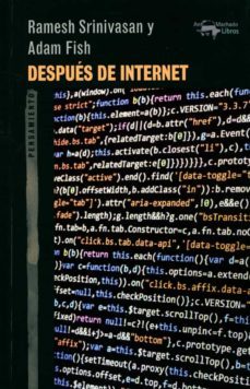 despues de internet-ramesh srinivasan-adam fish-9788477749004