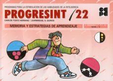 progresint 22: memoria y estrategias de aprendizaje-9788478691104
