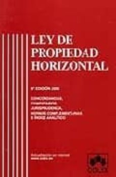 ley de propiedad horizontal (6ª ed.)-9788478799404